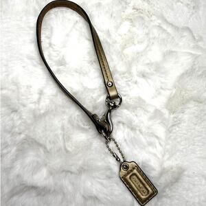 Coach Gold Replacement Hangtag Wristlet Strap